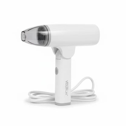 Fier de Călcat cu Abur Portabil VISURON 1500W, Încălzire Rapidă 30s, Pliabil, Compact – Ideal pentru Acasă și Călătorii