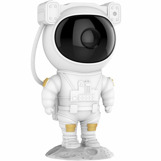 Proiector de Stele Astronaut – Lampa de Veghe cu Rotire 360°, Telecomandă și Efecte de Galaxie